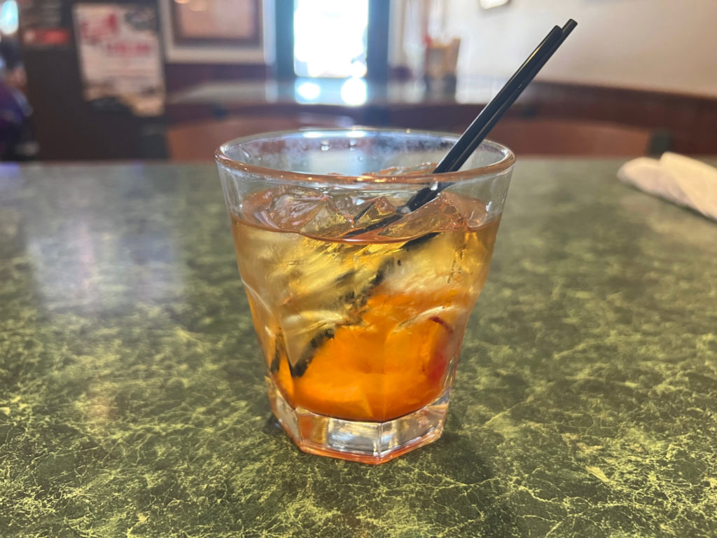 old-fashioned cocktail at Bunny's Tavern