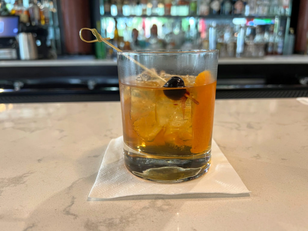 Hamilton Walker's old-fashioned cocktail