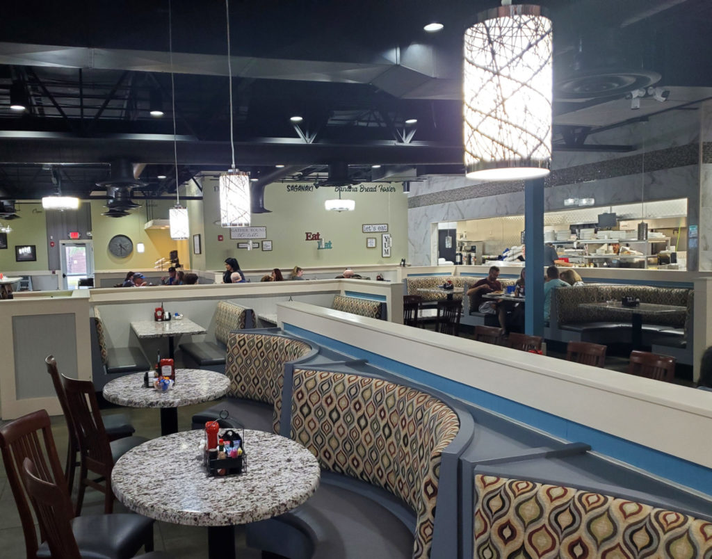 The interior of a Champaign diner. Photo by Carl Busch.