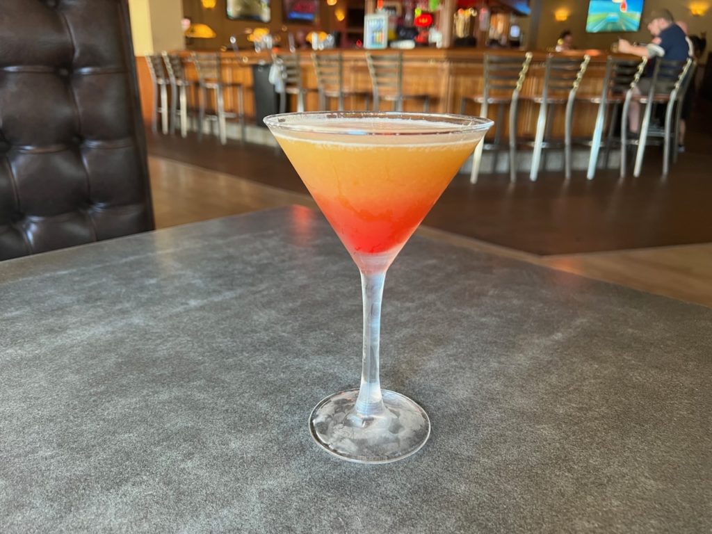 The pineapple upside-down martini from Guido's Bar. Photo by Alyssa Buckley.