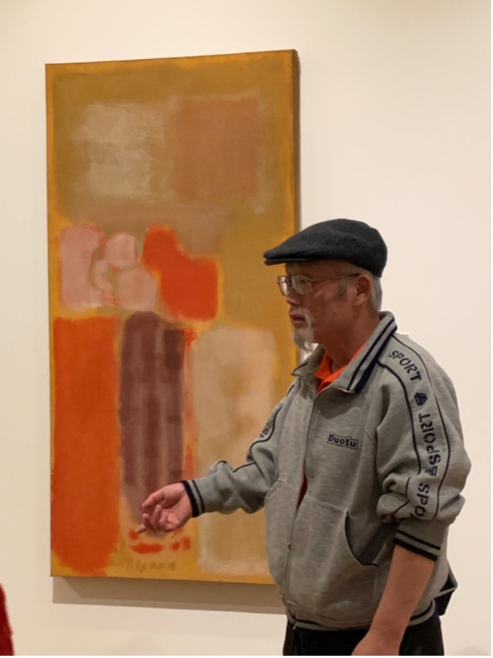 Dr. Ian Wang discusses Mark Rothko’s Color Field painting on display in the exhibition of Art Since 1948 in KAM 