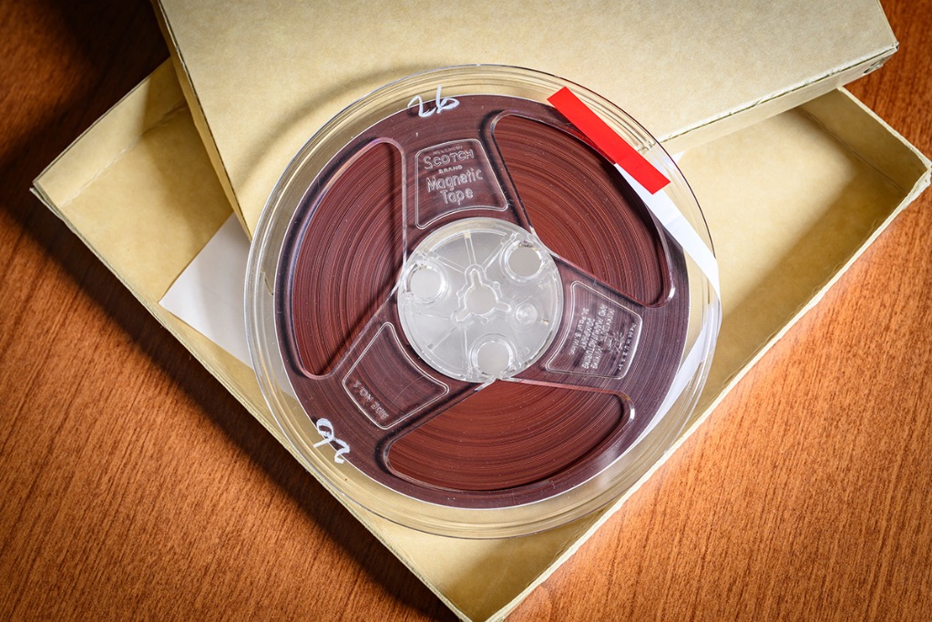 Image of five-inch open reel tape