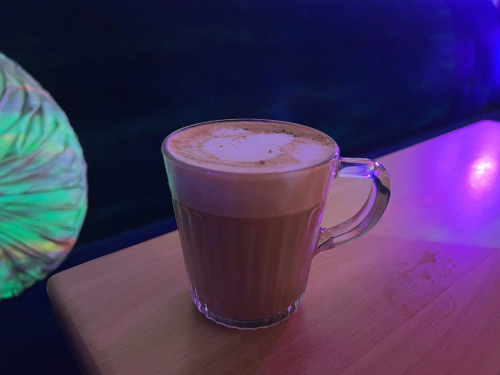 A coffee cocktail at Gallery Art Bar