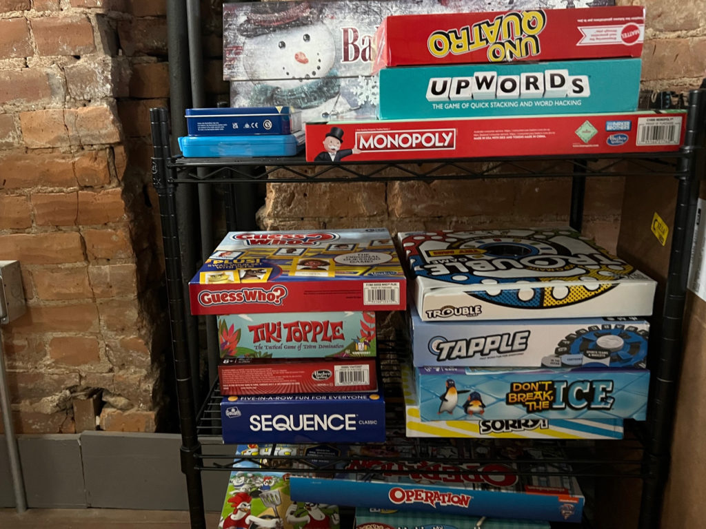 The new games for the new location of The Main Scoop in Urbana.