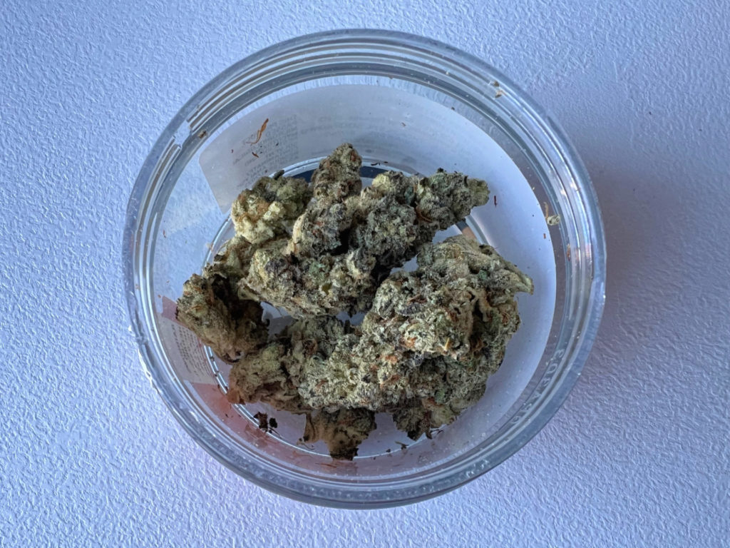 Cresco sativa strain rainbows and cherries cannabis flower in the original packaging.