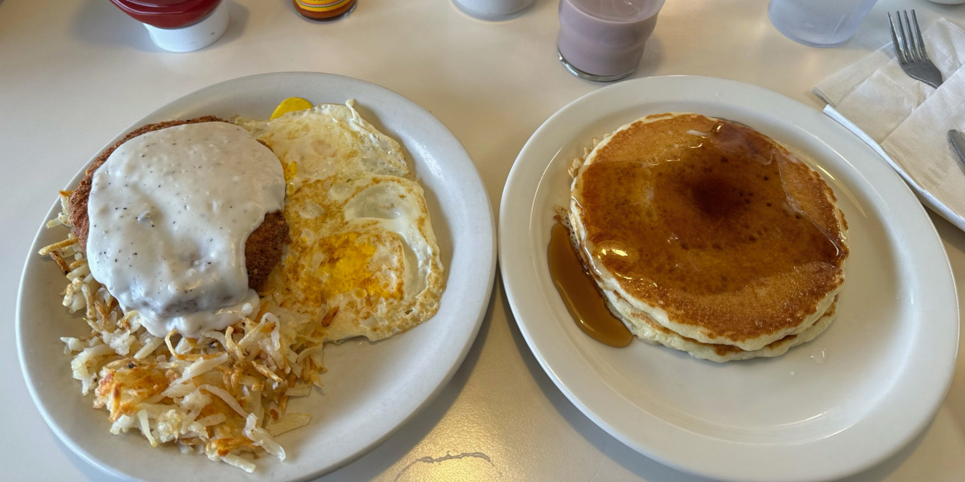 The author's breakfast at Merry Ann's Diner.