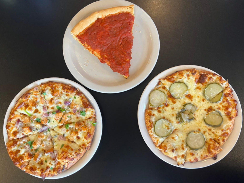 The three pizza specials for Restaurant Week.