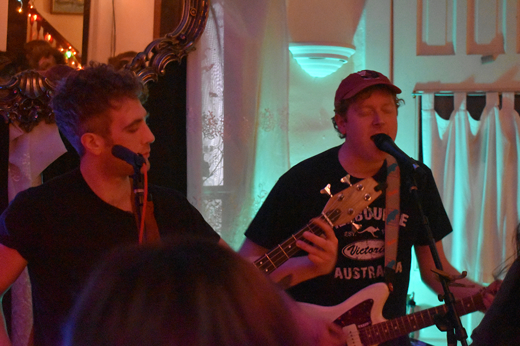 Indie bands and solo acts light up popular campus house party