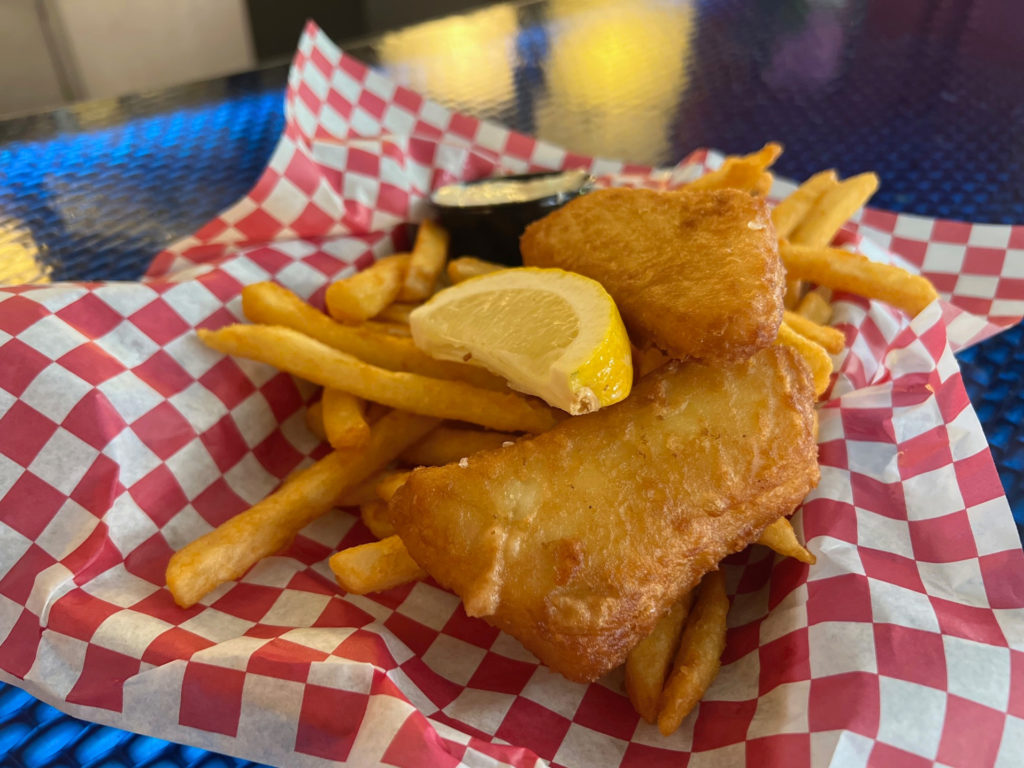 An order of Farren's Pub's "wee bit o' fish" from the new lunch menu in Downtown Champaign.