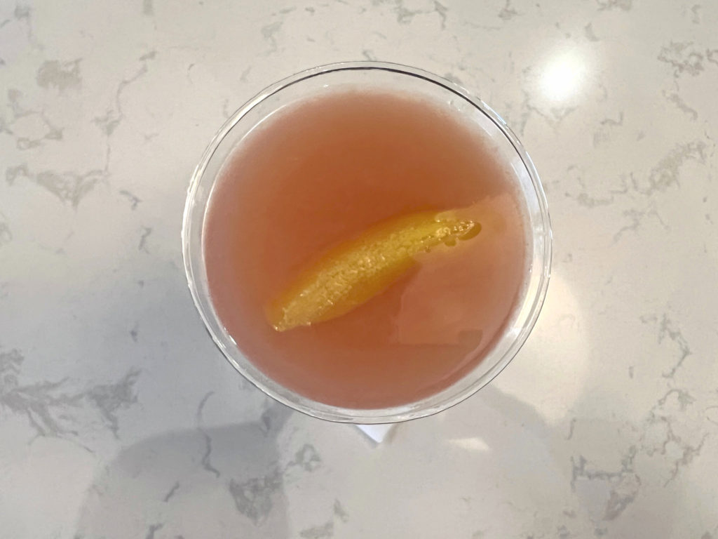 The strawberry Bee's Knees cocktail at Hamilton Walker's in Champaign.