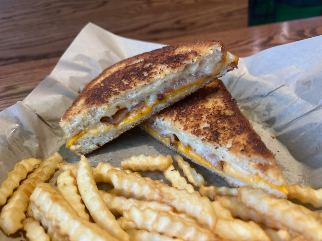 Grilled cheese at Brothers in Champaign.
